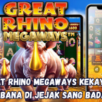 Great Rhino Megaways: Kekayaan Sabana di Jejak Sang Badak.